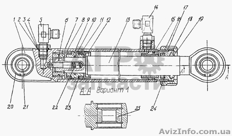 Гидроцилиндр Борекс   - <ro>Изображение</ro><ru>Изображение</ru> #1, <ru>Объявление</ru> #835823
