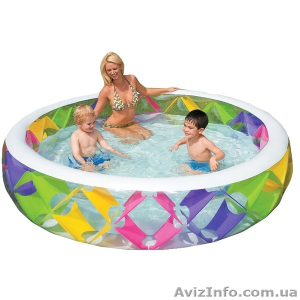Детский надувной бассейн Крестики Intex 56494 - <ro>Изображение</ro><ru>Изображение</ru> #1, <ru>Объявление</ru> #931009