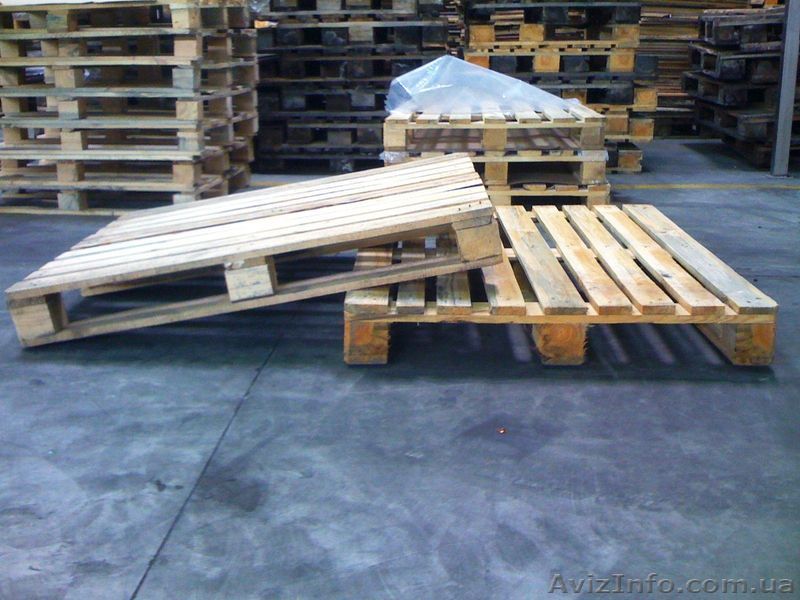 Продам поддоны деревянные б/у  - <ro>Изображение</ro><ru>Изображение</ru> #1, <ru>Объявление</ru> #928358