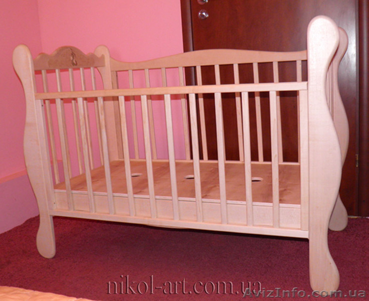 кроватка из дерева - <ro>Изображение</ro><ru>Изображение</ru> #1, <ru>Объявление</ru> #958532