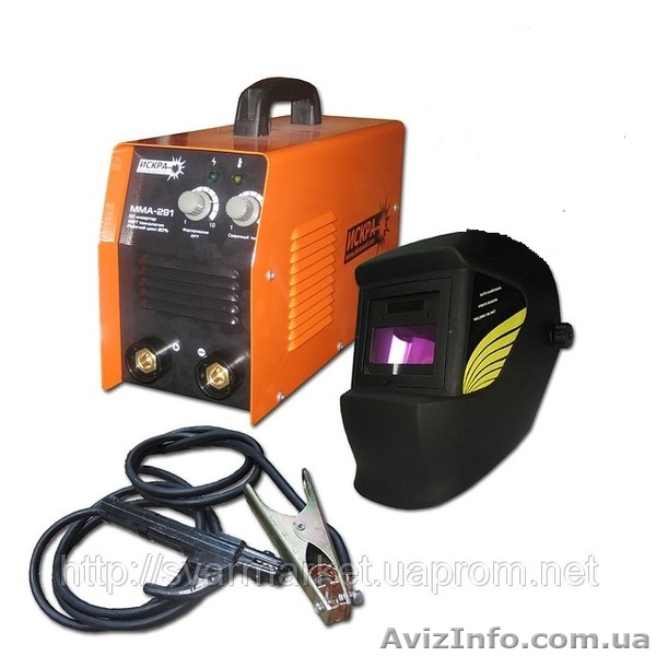 Сварочный инвертор Искра ММА-291 с маской Хамелеон - <ro>Изображение</ro><ru>Изображение</ru> #1, <ru>Объявление</ru> #957935