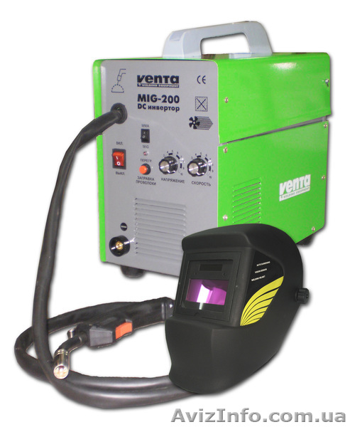 Полуавтомат Venta MIG-200 с маской WH-4000 Хамелеон - <ro>Изображение</ro><ru>Изображение</ru> #1, <ru>Объявление</ru> #957932