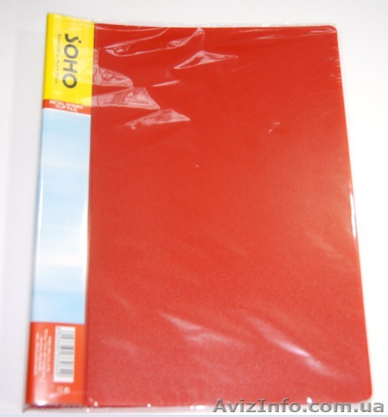 Папка-скоросшиватель А4 усики красная - <ro>Изображение</ro><ru>Изображение</ru> #1, <ru>Объявление</ru> #1247992