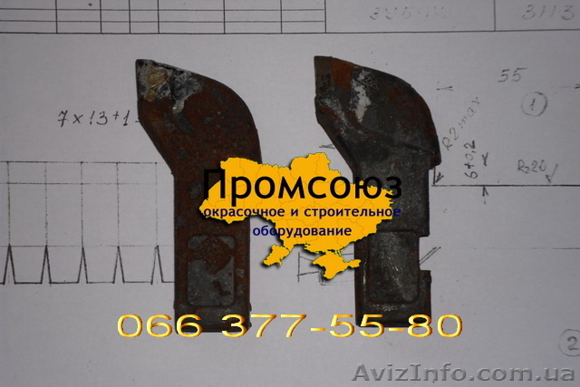 Зубок ЗН-3, резец ЗН-3 для баровых цепей, на дорожную фрезу - <ro>Изображение</ro><ru>Изображение</ru> #1, <ru>Объявление</ru> #1361550