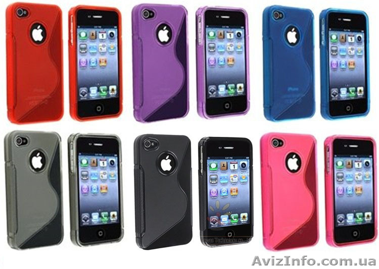 S-Line TPU качественный силиконовый чехол для iPhone 4s, iPhone 4 - <ro>Изображение</ro><ru>Изображение</ru> #1, <ru>Объявление</ru> #1458563