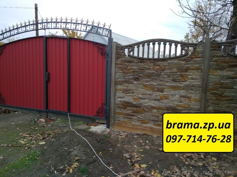 Бетонные заборы "Еврозабор" Ворота,калитки. - <ro>Изображение</ro><ru>Изображение</ru> #1, <ru>Объявление</ru> #1639292