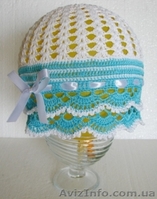 летние шапочки ручной вязки - <ro>Изображение</ro><ru>Изображение</ru> #2, <ru>Объявление</ru> #690679