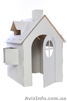 Детский домик из картона для рисования.  - <ro>Изображение</ro><ru>Изображение</ru> #3, <ru>Объявление</ru> #1006318