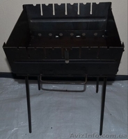 Мангал-чемодан металл 2мм - <ro>Изображение</ro><ru>Изображение</ru> #7, <ru>Объявление</ru> #1045201