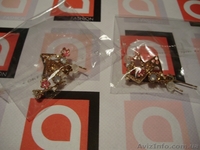 Сережки с тремя камешками - <ro>Изображение</ro><ru>Изображение</ru> #3, <ru>Объявление</ru> #1459159