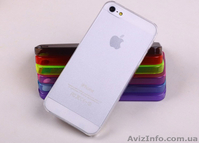 Ультратонкий полупрозрачный защитный чехол для iPhone 5, iPhone 5S SE   - <ro>Изображение</ro><ru>Изображение</ru> #1, <ru>Объявление</ru> #1457141