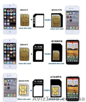 переходник адаптер 4в1 SIM (Mini SIM)-Micro SIM-Nano SIM, скрепка - <ro>Изображение</ro><ru>Изображение</ru> #3, <ru>Объявление</ru> #1458431