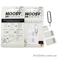 переходник адаптер 4в1 SIM (Mini SIM)-Micro SIM-Nano SIM, скрепка - <ro>Изображение</ro><ru>Изображение</ru> #1, <ru>Объявление</ru> #1458431