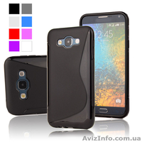 S-line TPU Силиконовый чехол для Samsung Galaxy E5 E500H DS - <ro>Изображение</ro><ru>Изображение</ru> #1, <ru>Объявление</ru> #1457589
