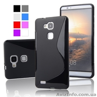 S-line TPU силиконовый чехол Huawei Ascend Mate 7 - <ro>Изображение</ro><ru>Изображение</ru> #1, <ru>Объявление</ru> #1459096