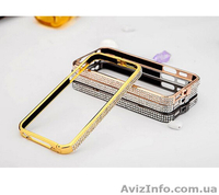 металлический бампер со стразами камнями iPhone 5 5s SE Swarovski - <ro>Изображение</ro><ru>Изображение</ru> #4, <ru>Объявление</ru> #1458497