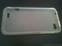 Стильный TPU белый силиконовый полупрозрачный чехол для HTC One V - <ro>Изображение</ro><ru>Изображение</ru> #1, <ru>Объявление</ru> #1457603