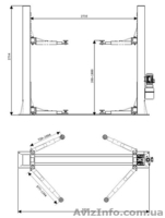 Подъемник автомобильный для СТО SAFE 2040 4т. - <ro>Изображение</ro><ru>Изображение</ru> #2, <ru>Объявление</ru> #1466994