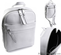 Рюкзак женский кожаный Victoria белый - <ro>Изображение</ro><ru>Изображение</ru> #1, <ru>Объявление</ru> #1568230