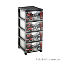 Продам пластиковый комод Лондон - <ro>Изображение</ro><ru>Изображение</ru> #1, <ru>Объявление</ru> #1643420