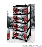 Продам пластиковый комод Лондон - <ro>Изображение</ro><ru>Изображение</ru> #2, <ru>Объявление</ru> #1643420