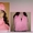 Комплект вязаный розовый “Бусинка”: шарф   и повязка на голову 