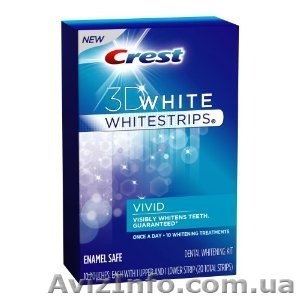Отбеливающие полоски для зубов Crest 3D White Whitestrips Vivid - <ro>Изображение</ro><ru>Изображение</ru> #1, <ru>Объявление</ru> #234570