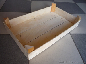 Ящик деревянный, тара деревянная, ящик шпоновый, ящик облегченный - <ro>Изображение</ro><ru>Изображение</ru> #1, <ru>Объявление</ru> #470953