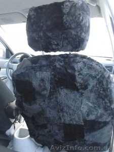 Авточехлы из стриженой овчины.