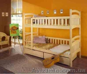 Детская двухъярусная кровать Запорожье - <ro>Изображение</ro><ru>Изображение</ru> #1, <ru>Объявление</ru> #624382
