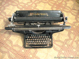 Печатная машинка Underwood - <ro>Изображение</ro><ru>Изображение</ru> #1, <ru>Объявление</ru> #630639