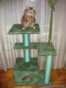 Домик для кошки (игровой комплекс на 3 этажа) - <ro>Изображение</ro><ru>Изображение</ru> #1, <ru>Объявление</ru> #861188