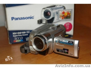 Видеокамера Panasonic NV-GS-150 - <ro>Изображение</ro><ru>Изображение</ru> #1, <ru>Объявление</ru> #882666