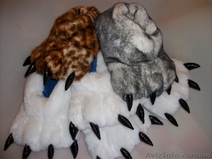 тапочки лапы с когтями