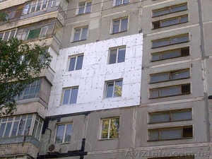 Утепление фасада, высотные работы в Запорожье. - <ro>Изображение</ro><ru>Изображение</ru> #4, <ru>Объявление</ru> #1149254