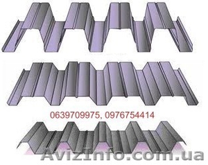 Профнастил кровельный Н-60*990*1040. Толщина 0, 7 RAL мм.