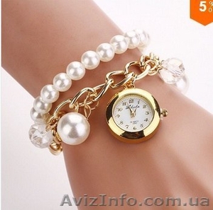 Комплект: женские часы с жемчужным браслетом +серьги - <ro>Изображение</ro><ru>Изображение</ru> #2, <ru>Объявление</ru> #1274913