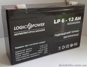 аккумулятор свинцово-кислотный для весов, ИБП, фонаря 6V 12Ah - <ro>Изображение</ro><ru>Изображение</ru> #1, <ru>Объявление</ru> #1196457