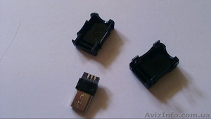 Продам разъёмы USB, разъемы microUSB ( micro USB) на кабель и на плату - <ro>Изображение</ro><ru>Изображение</ru> #1, <ru>Объявление</ru> #1296951