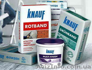 Гіпсокартон та метизи,  суміші НР,  KNAUF