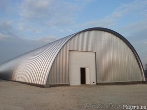 Строительство бескаркасные ангары