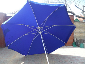 Торговый зонт 8 спиц синий - <ro>Изображение</ro><ru>Изображение</ru> #1, <ru>Объявление</ru> #1402853