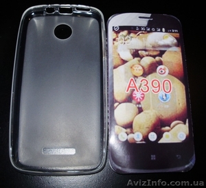 Белый матовый силиконовый чехол для Lenovo A390 IdeaPhone - <ro>Изображение</ro><ru>Изображение</ru> #2, <ru>Объявление</ru> #1459125