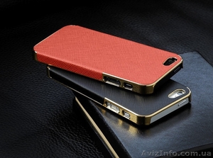 золотистый чехол OYO Gold кожа PU с велюром для iPhone 5 5S SE - <ro>Изображение</ro><ru>Изображение</ru> #1, <ru>Объявление</ru> #1459133