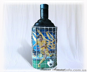 Подарочное оформление бутылки "Футбольному фанату, подарок болельщикам - <ro>Изображение</ro><ru>Изображение</ru> #1, <ru>Объявление</ru> #1452588