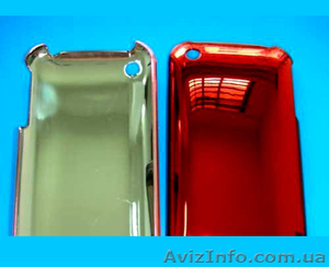   яркий пластмассовый перламутровый чехол хром для iPhone 3G 3Gs   - <ro>Изображение</ro><ru>Изображение</ru> #2, <ru>Объявление</ru> #1457601