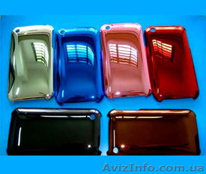   яркий пластмассовый перламутровый чехол хром для iPhone 3G 3Gs   - <ro>Изображение</ro><ru>Изображение</ru> #1, <ru>Объявление</ru> #1457601