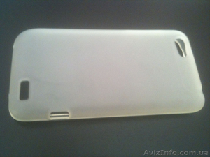Стильный TPU белый силиконовый полупрозрачный чехол для HTC One V - <ro>Изображение</ro><ru>Изображение</ru> #2, <ru>Объявление</ru> #1457603