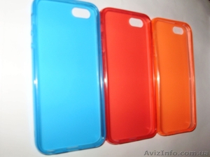 Стильный силиконовый цветной TPU чехол iPhone 5 5S - <ro>Изображение</ro><ru>Изображение</ru> #2, <ru>Объявление</ru> #1459105