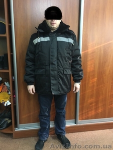 Куртка зимняя Север чрная с капюшоном - от 1 шт . продажа все в наличии - <ro>Изображение</ro><ru>Изображение</ru> #1, <ru>Объявление</ru> #1596806